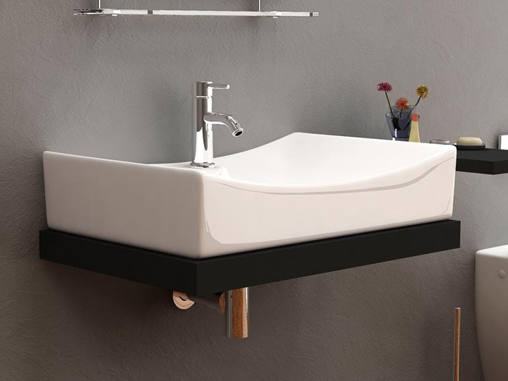 VELDMAN UMYWALKA CERAMICZNA SARA Podwieszane Meblowe Ceramika Nablatowe Kategoria Umywalki