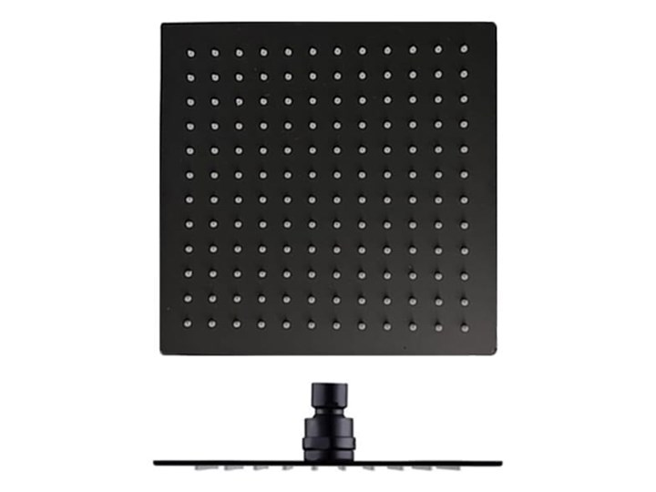 VELDMAN CZARNY ZESTAW PODTYNKOWY QUADRO BLACK Wyposażenie Z deszczownicą