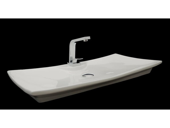 VELDMAN UMYWALKA CERAMICZNA AMADO 80cm Ceramika Meblowe Nablatowe Szerokość 80 cm Kategoria Umywalki