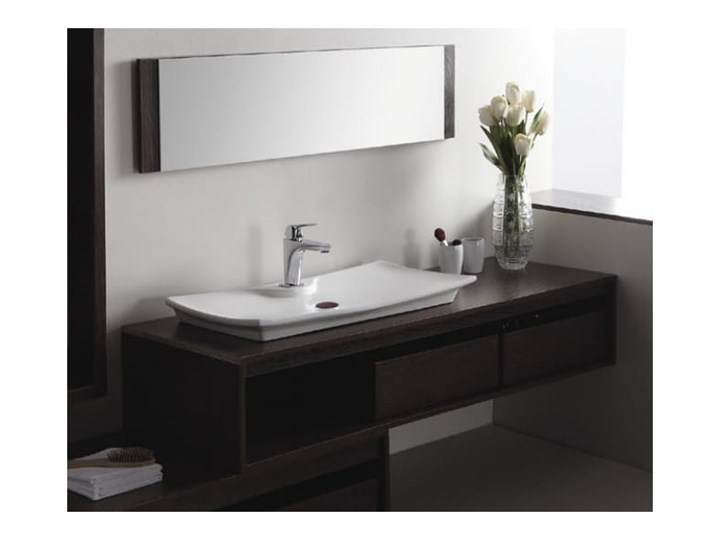 VELDMAN UMYWALKA CERAMICZNA AMADO 80cm Ceramika Nablatowe Szerokość 80 cm Meblowe Kategoria Umywalki