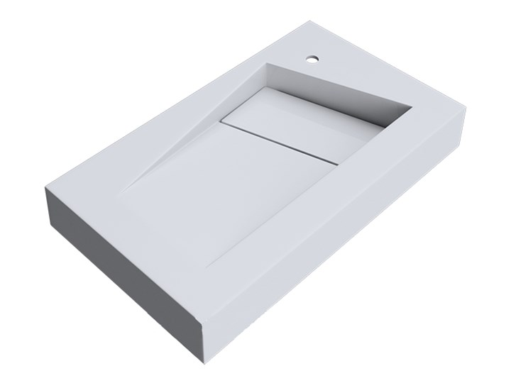 VELDMAN UMYWALKA KONGLOMERAT VINCI 80x46cm Nablatowe Szerokość 80 cm Podwieszane Kategoria Umywalki