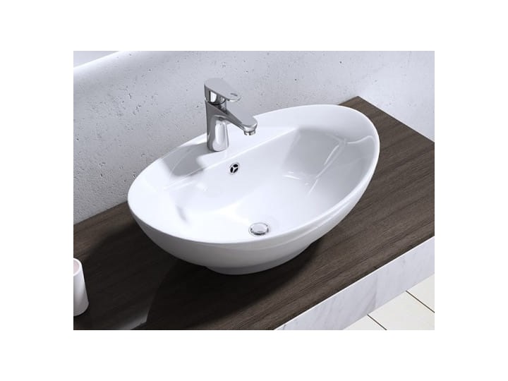 VELDMAN UMYWALKA CERAMICZNA NABLATOWA CLARA Ceramika Nablatowe Meblowe Szerokość 59 cm Kategoria Umywalki