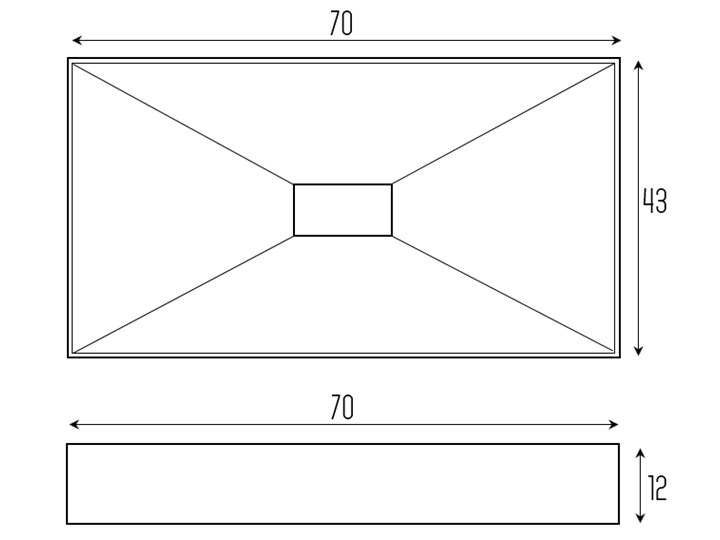 VELDMAN UMYWALKA KONGLOMERAT OSCAR 70x43cm Podwieszane Prostokątne Nablatowe Szerokość 70 cm Kategoria Umywalki