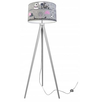 Lampa stojąca do pokoju dziecka z abażurem