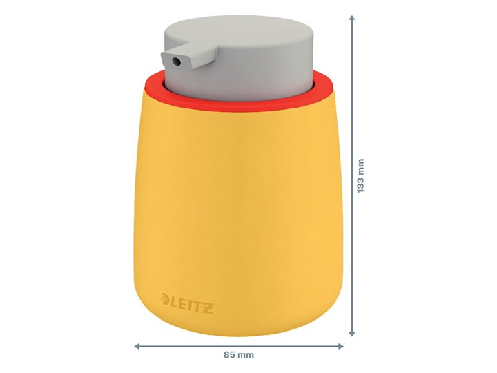 Żółty ceramiczny dozownik do mydła Leitz Cosy Ceramika Tworzywo sztuczne Dozowniki Kategoria Mydelniczki i dozowniki