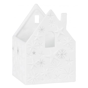 Lampion porcelanowy House of light, śnieżynki Raeder