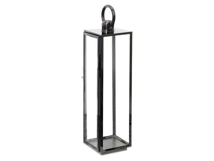 LATARNIA CHROMOWANA METALOWA SREBRNA 70CM Kategoria Świeczniki i świece Świeca Lampion Kolor Srebrny