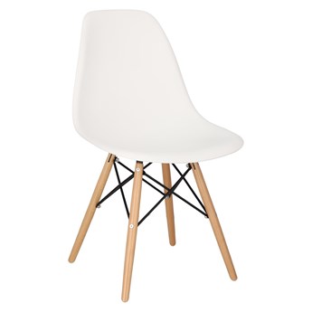 Krzesło P016W PP inspirowane DSW białe