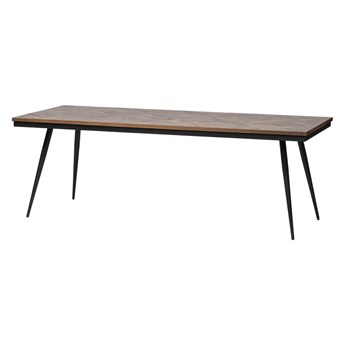 Stół z drewna tekowego BePureHome Rhombic, 220x90 cm
