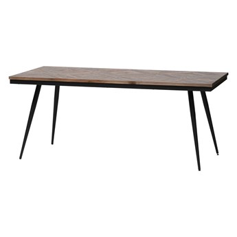 Stół z drewna tekowego BePureHome Rhombic, 180x90 cm