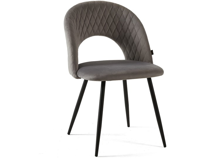 Krzesło welurowe DC-6240 jasny szary #20 Metal Tworzywo sztuczne Styl Nowoczesny Tapicerowane Tkanina Kategoria Krzesła kuchenne