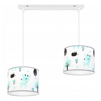 Lampa do pokoju dziecięcego z abażurem regulowana