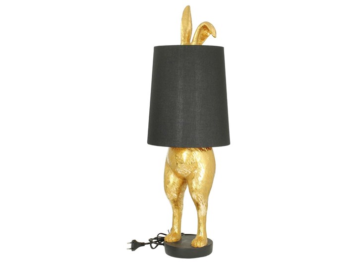 Lampa stołowa Gold Rabbit 74cm, 24 x 24 x 74 cm Lampa z kloszem Kolor Złoty