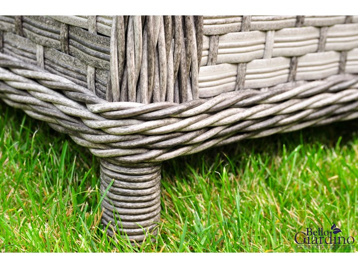 Ekskluzywne meble ogrodowe DIVINO wysoki stół Rattan Zestawy wypoczynkowe Technorattan Tworzywo sztuczne Aluminium Zawartość zestawu Puf Kategoria Zestawy mebli ogrodowych