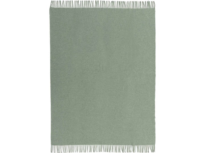 Pled Zelandia 140x200cm melange smoke green, 140 x 200 cm 140x200 cm Kolor Zielony Koc Wełna 130x180 cm Kategoria Koce i pledy