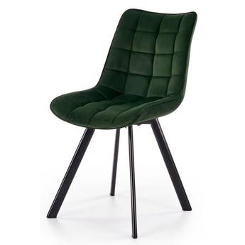 Krzesło pikowane Winston - zielone