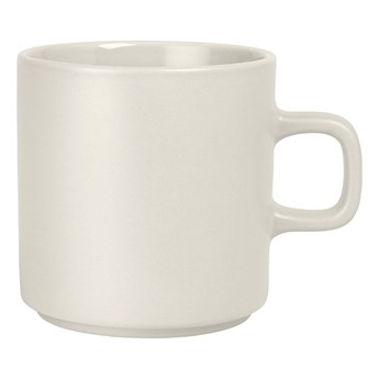 Biały ceramiczny kubek do herbaty Blomus Pilar, 250 ml