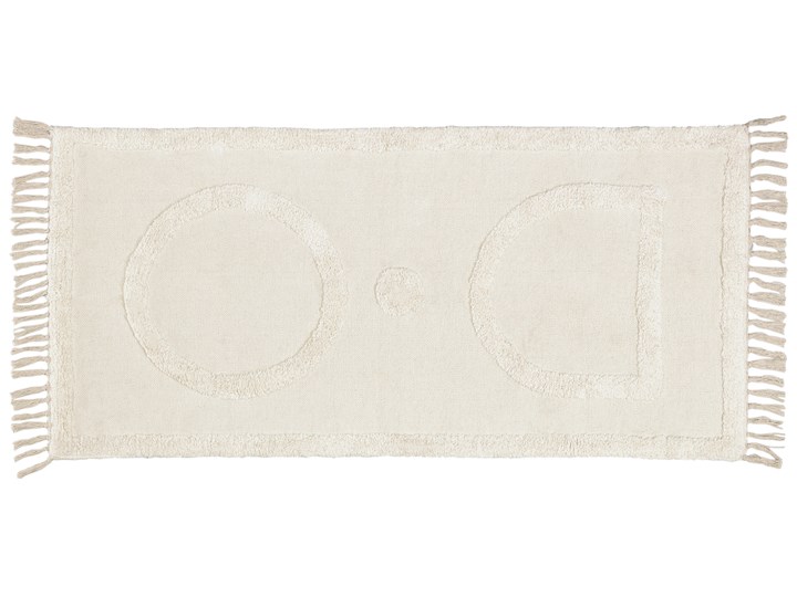 Dywan Barnabela 140x70 cm beżowy Dywany 70x140 cm Prostokątny Kategoria Dywany