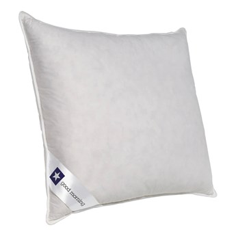 Biała poduszka z wypełnieniem z kaczego pierza Good Morning Duck, 60x70 cm