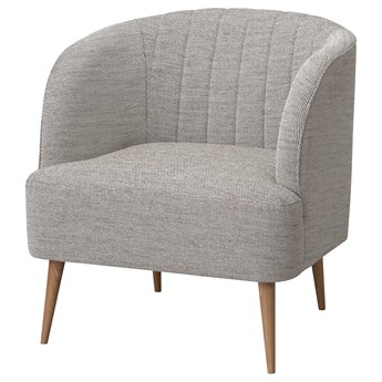 IKEA FULLÖSA Fotel, Viarp beż/brąz, Głębokość: 70 cm
