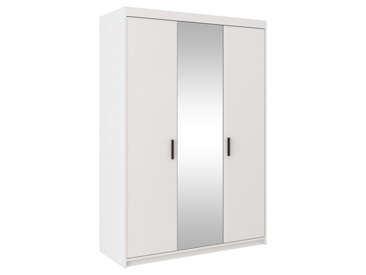 Nowoczesna Pojemna Szafa Trzydrzwiowa Elena BIały Płyta laminowana Płyta MDF Styl Minimalistyczny