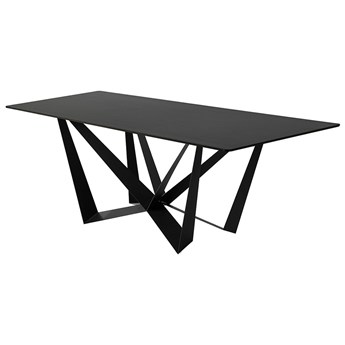 Nowoczesny stół marmurowy czarny spiek / 180 x 90 Diego