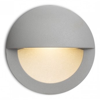 ASTERIA wpuszczana srebrno-szara 230V LED 3W IP54 3000K kod: R10558