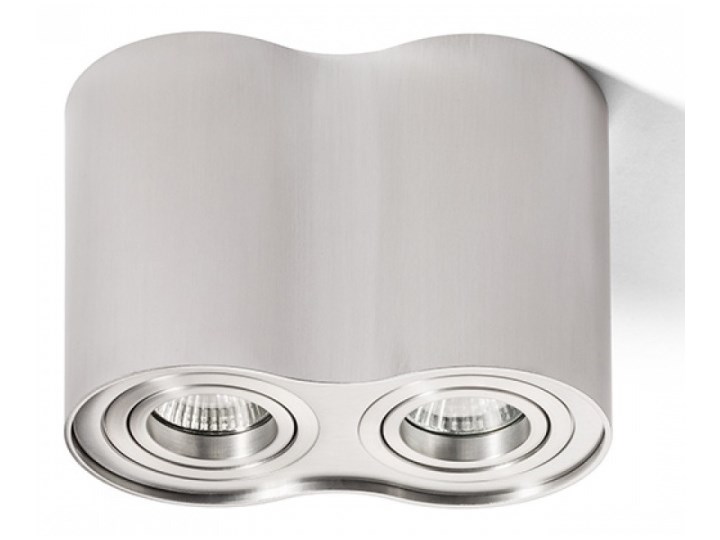 MILANO II sufitowa aluminium szczotkowane 230V GU10 2x35W kod: R12684 Oprawa stropowa Kategoria Oprawy oświetleniowe