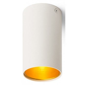 TUBA sufitowa biała matowa /złota 230V GU10 35W kod: R12745