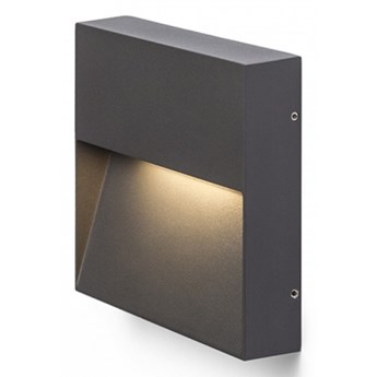 AQILA SQ ścienna antracyt 230V LED 6W IP54 3000K kod: R12544
