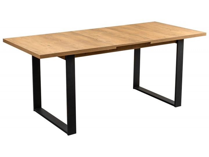 Stół LOFT Rozkładany Metalowe Nogi 190/150x80 Długość 190 cm Tworzywo sztuczne Stal Płyta MDF Płyta laminowana Długość 80 cm Szerokość 80 cm Średnica