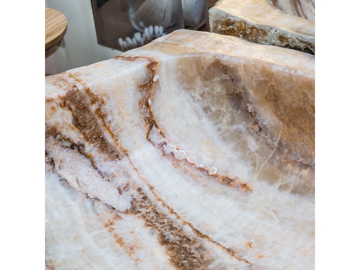 Umywalka Onyx (59 cm x 40 cm) , My Love Bali Porcelana Szkło Drewno Kamień naturalny Marmur Stal Kategoria Umywalki