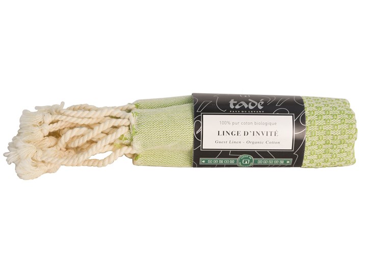 Ręcznik Hammam z organicznej bawełny mały, Bio Zieleń Jaśminowa Bawełna Ręcznik do sauny Ręcznik do rąk Kategoria Ręczniki