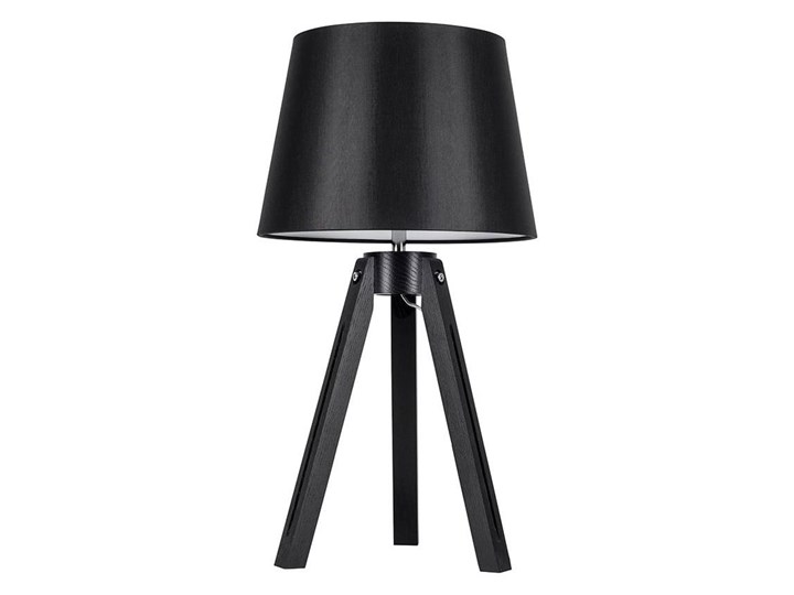 Spot-Light 6115004 - Lampa stołowa TRIPOD 1xE27/40W/230V Kategoria Lampy stołowe Wysokość 55 cm Drewno Tkanina Kolor Czarny