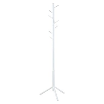 SELSEY Wieszak stojący Bremen 176 cm drewniany biały
