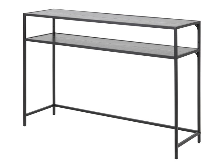 SELSEY Konsola do przedpokoju Seaford popielata Wysokość 79 cm Szerokość 120 cm Metal Głębokość 35 cm Płyta MDF Pomieszczenie Sypialnia