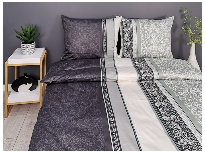 Pościel satyna bawełniana premium wzór 2311D 200x220 cm 160x200 cm Bawełna Komplet pościeli Kategoria Komplety pościeli Rozmiar poduszki 70x80 cm