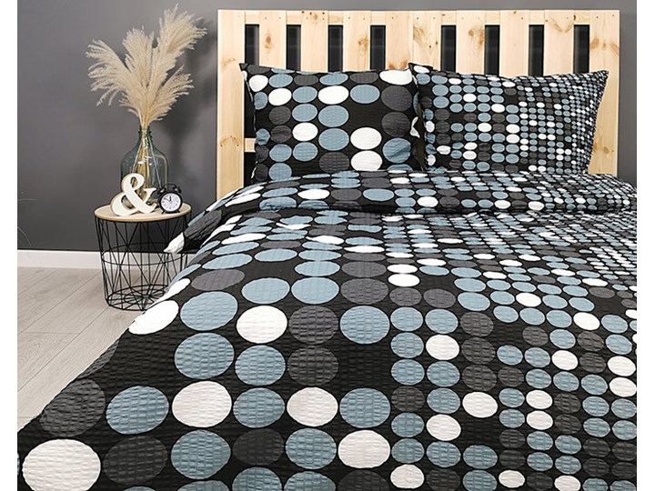 Pościel kora wzór 2001C Bawełna 160x200 cm Len 200x220 cm Wzór Geometryczny