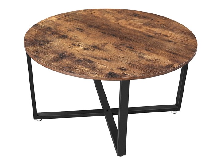 SELSEY Stolik kawowy Ramizu okrągły średnica 88 cm Stal Wysokość 47 cm Styl Vintage Styl Industrialny