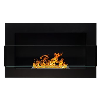 SELSEY Biokominek Astralis 65x40 cm z certyfikatem TÜV Czarny strukturalny