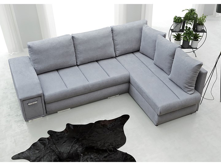 SELSEY Narożnik z funkcją spania Cerasella Szerokość 244 cm Szerokość 135 cm Materiał obicia Materiał pikowany Szerokość 79 cm Rozkładanie Rozkładany