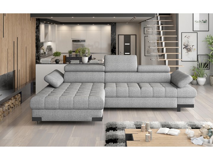 SELSEY Narożnik z funkcją spania Botav L 270 cm Głębokość 96 cm Wysokość 95 cm Materiał obicia Tkanina Głębokość 173 cm Kategoria Narożniki