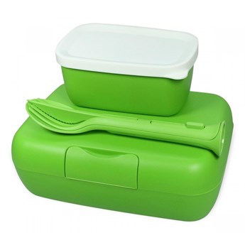 Lunchbox z pojemnikiem i sztućcami Candy ready healthy green 3272688 kod: 3272688