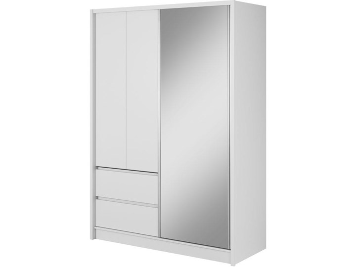 Szafa przesuwna Sara 150cm biały mat - Meb24.pl Pomieszczenie Garderoba Płyta MDF Płyta laminowana Szerokość 150 cm Rodzaj drzwi Przesuwne