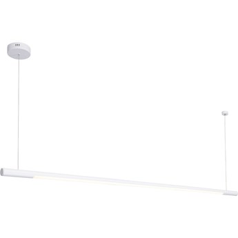 Biała lampa wisząca ORGANIC HORIZON 150