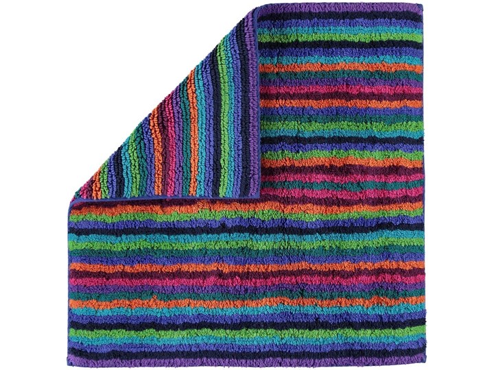 Dywanik łazienkowy Cawo Life Style Strip Multicolor Dark 70x120 cm Bawełna 60x100 cm 60x60 cm Kolor Wielokolorowy