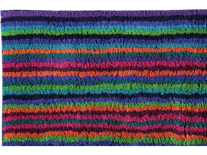 Dywanik łazienkowy Cawo Life Style Strip Multicolor Dark Bawełna 60x60 cm Kolor Wielokolorowy 70x120 cm 60x100 cm Kategoria Dywaniki łazienkowe