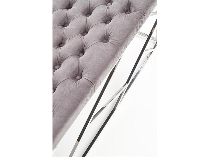 Ławka Milagro Velvet szary Kategoria Ławki do salonu Pikowana Materiał obicia Tkanina