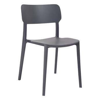MODESTO krzesło AGAT szare - polipropylen
