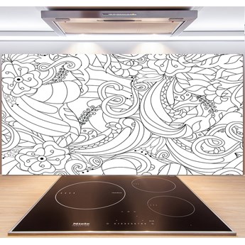 Panel między meble w kuchni Ornamenty